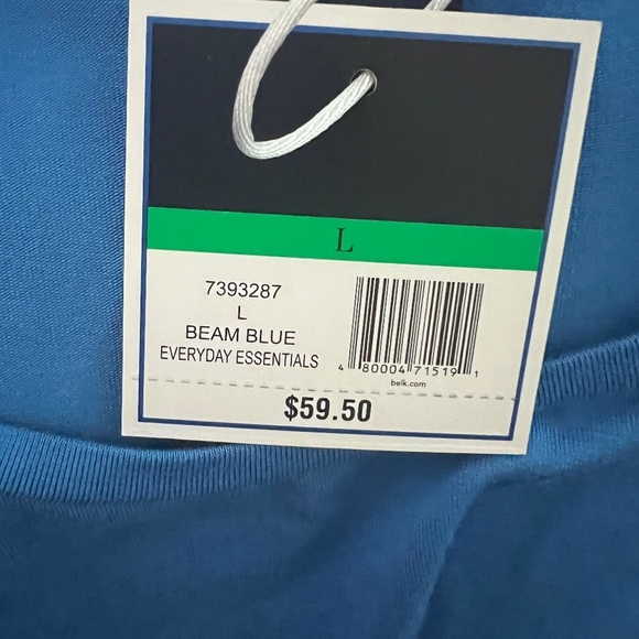 Kaari Blue 'Blue Beam' Everyday Essentials Ruffle Hem Tank Top |Large| NWT - Picture 6 of 7